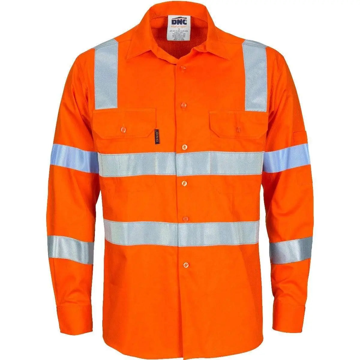 Dnc Workwear Hi-vis D/n Lightweight Cotton Shirt - 3743 Metro Workwear.